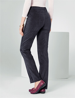 Ladies Pull On Cord Trouser